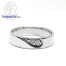 แหวนคู่ แหวนคู่เงินแท้ แหวนเพชร แหวนเงินแท้ แหวนหมั้นเพชร - RC3047di